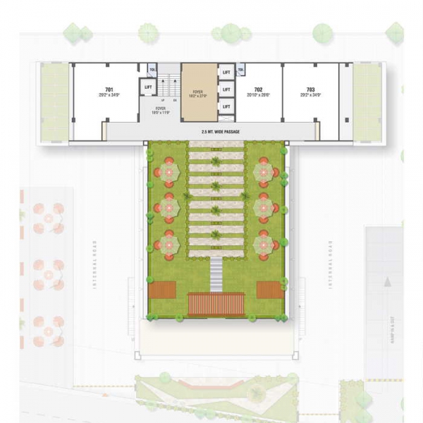 7th Floor Plan Shreeji Elixir