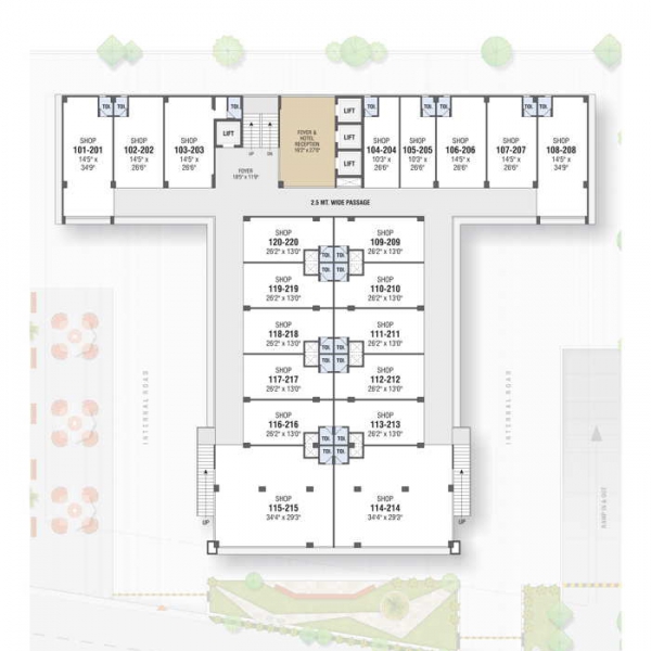 1st & 2nd Floor Plan Shreeji Elixir